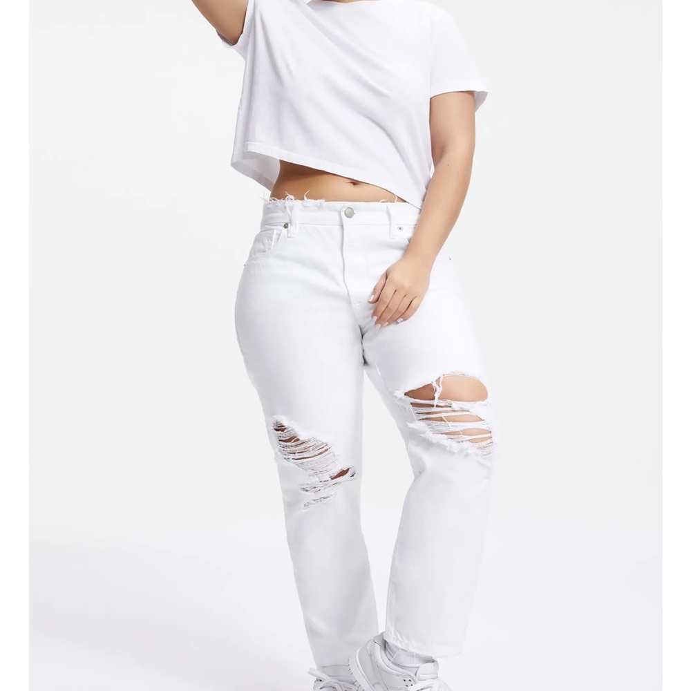 GOOD AMERICAN—GIRLFRIEND JEANS